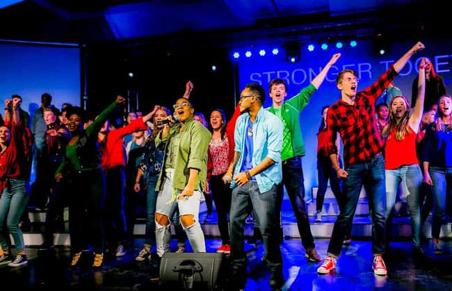 up with people musical stage production